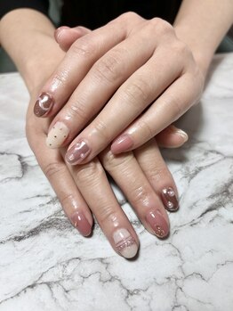 テソロネイル(TESORO nail)/ピンクネイル