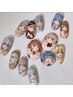 事前のご予約で痛ネイルシート,3Dパーツのオーダー