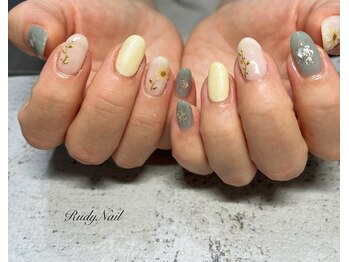 ルディーネイル(Rudy Nail)/ぷっくりフラワー