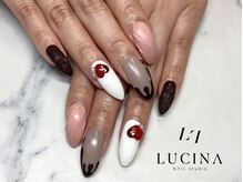 ネイルスタジオ ルキナ(LUCINA)/H-655大人バレンタインネイル
