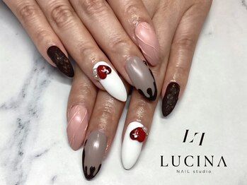 H-655大人バレンタインネイル
