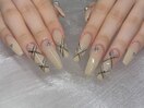 (担当:黒川)チェックネイル
