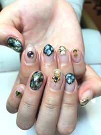 ～カジュアル個性派ネイル～