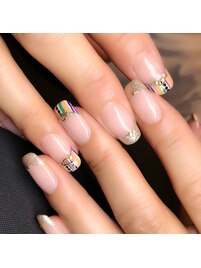 カラフルドットフレンチ