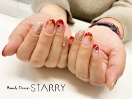 赤　フレンチ　バレンタイン