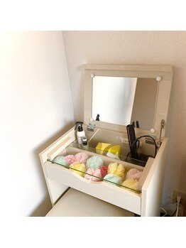 チキバン美容鍼灸整体サロン 心斎橋店/パウダールーム