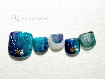 ネイルメゾン 梅田(NAIL MAISON)/マーメイドターコイズマグネット