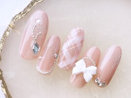 チェックネイル¥8980