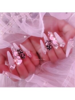 シンデレラネイル(CINDERELLA NAIL)/【チップ長さだしネイル】