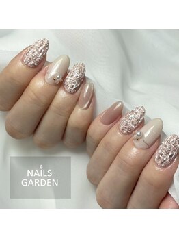 ネイルズガーデン(NAILS GARDEN)/ツイードネイル