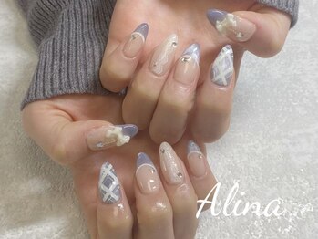 エリナネイルサロン池袋(Alina Nail Salon)/スカルプ持ち込みデザイン