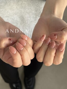 ハートホロでバレンタインネイル