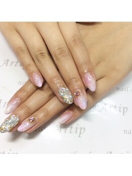 ネイルサロン アーティップ(Nail Salon Artip)/ オーロラ埋め尽くしつけ放題