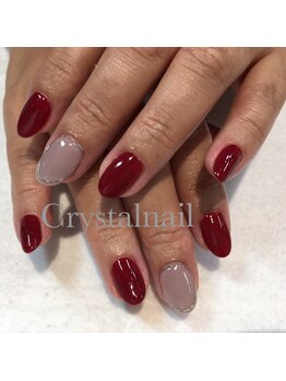 クリスタルネイル ボンベルタ橘店(CRYSTAL NAIL)/シンプルネイル