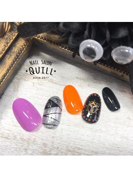 ネイルサロン クイル(QUILL)/9月ハロウィン★1