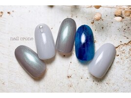 ブルーニュアンスネイル