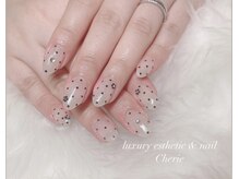 シェリエ(Cherie)/ドットネイル/フラワー
