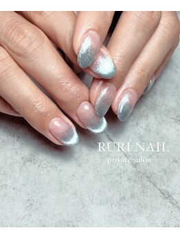 ルリネイル(RURI NAIL)/magnet gradation