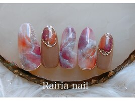大理石風ネイル