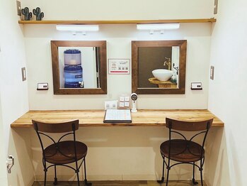 ともしび/酵素風呂後のパウダールーム