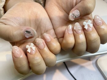 ガーデン ヘア&エステ&ネイル Garden/リボン パーツ ネイル