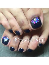 クリスタルネイル ボンベルタ橘店(CRYSTAL NAIL)/フットリーフネイル