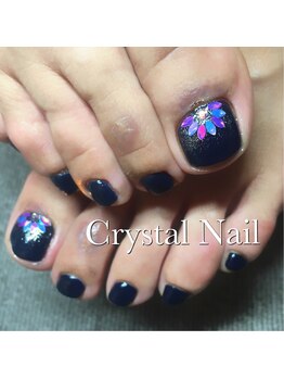 クリスタルネイル ボンベルタ橘店(CRYSTAL NAIL)/フットリーフネイル