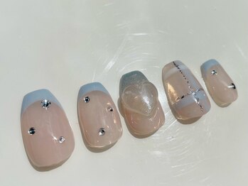 ソウ 難波店 nail salon Sou/チェックnail