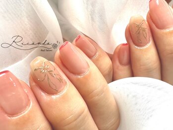 リコルド(Ricordo)の写真/爪に優しいパラジェルの可愛いネイルで気になる彼と急接近♪男ウケ間違いなし★池袋駅西口6分ネイルサロン!