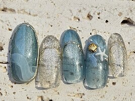 夏のお出かけネイル