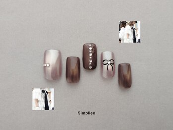 シンプリー ネイルアンドアイラッシュ 祖師谷大蔵店(Simpliee Nail&Eyelash)/【2月】マンスリーデザイン