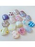 【フット】親指アート＊サンプルから選択◎　￥8000→初回￥7800