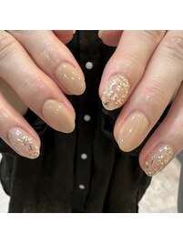 シンプルデザインネイル