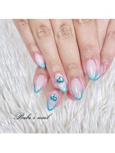 ベイブズ ネイル(Babe’s Nail)/ワンカラー+細ライン
