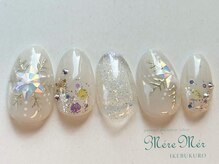 パラジェル認定サロン メールメール 池袋店(MereMer)/スノーフレークネイル