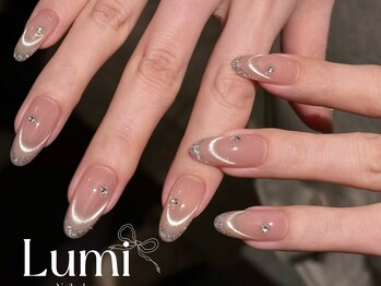 ルミネイル 大宮東口店(Lumi Nail)/マグネットフレンチラメフレンチ