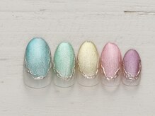 ネイルミックス イオンモール水戸内原店(Nail Mix)/カラフルマグ×ミラー　5990円