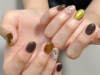 アスネイル(As nail)/ビジュー埋め尽くし☆