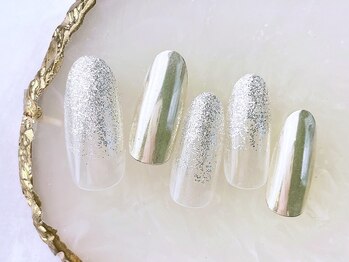 ネイルサロンフォーユー(for u)/ミラーネイル¥4980