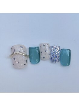 ネイルアンドまつげ リュフェール 五反田(Nail Lufaire)/ダルメシアンミラー