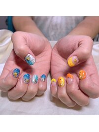 夏ネイル☆貝殻☆持ち込み