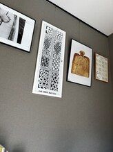 ノナカ やどり木鍼灸院(NONAKA)/コロコロ変わるアートの様子◎