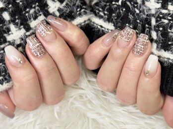 ライク(Like)/ツイード/冬/ネイル