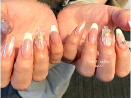 長さ出し☆ぷっくりフラワー