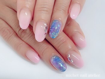 ミケ/あじさいネイル