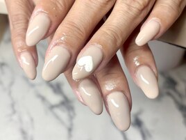 ワンカラーシンプルネイル☆