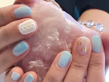 ジュエルナ(jeweluna)/アレンジニットネイル♪