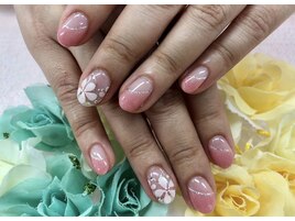 (中西)春★花ネイル