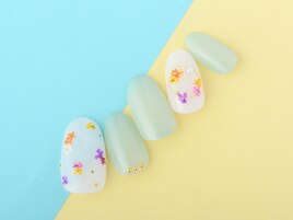 ドライフラワーネイル
