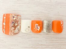 タフィーネイル 宜野湾コンベンションシティ店(TaffyNail)/フット グランドデザイン 6990円